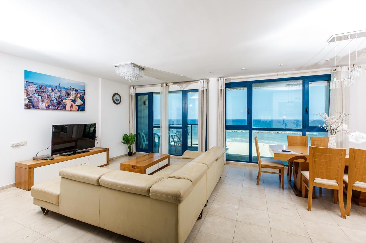 Ocean Front Apartments First Line To The Beach Tel Aviv Exteriör bild